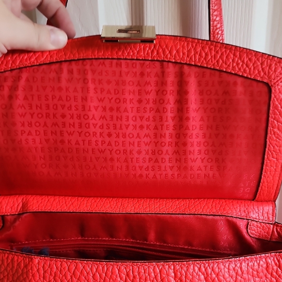 Kate Spade Vibrant Coral Satchel - Picture 5 of 11